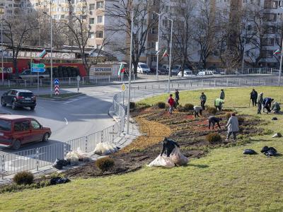 Обновяват визията на кръговите кръстовища на бул. Славянски в Стара Загора