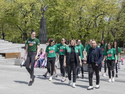 Стара Загора аплодира тройните си шампионки в баскетбола