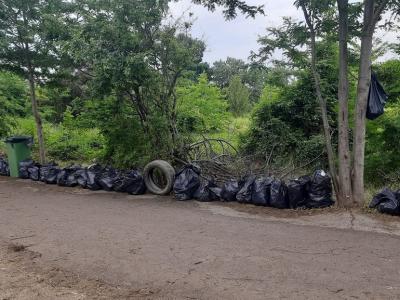 Доброволци от Украйна, Сирия, Иран, Ливан и Русия чистиха парк Бедечка