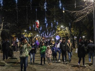 Стара Загора блесна в ярки коледни светлини