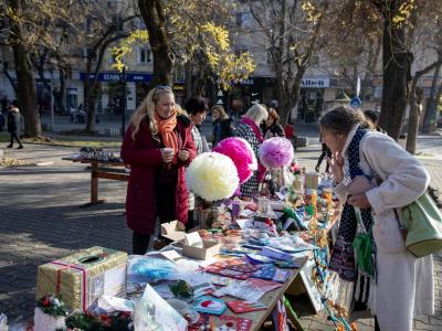 Дамите от  Зонта клуб Стара Загора  с благотворителен базар  С любов към децата със специални нужди