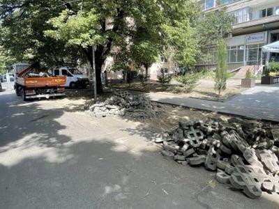 Започва ремонт на ул.  Св. Княз Борис  от Св. Отец Паисий до М. Кусев