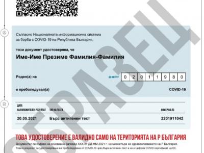 Ето откъде преболедувалите Ковид-19 могат да изтеглят удостоверението си