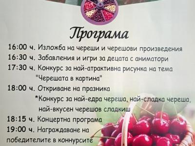 Празник на черешата събира гости в Кирилово на 18 юни