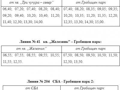 Допълнителни автобуси за Архангелова задушница в Стара Загора тази събота (5 ноември 2022)