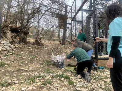 Зоопарк Стара Загора в съвместна инициатива със Спасителен център Зелени Балкани и НПГВМ  Иван Павлов